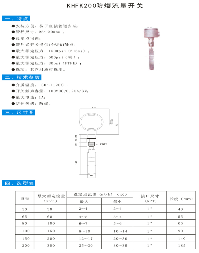 KHFK200防爆流量開關(guān).jpg